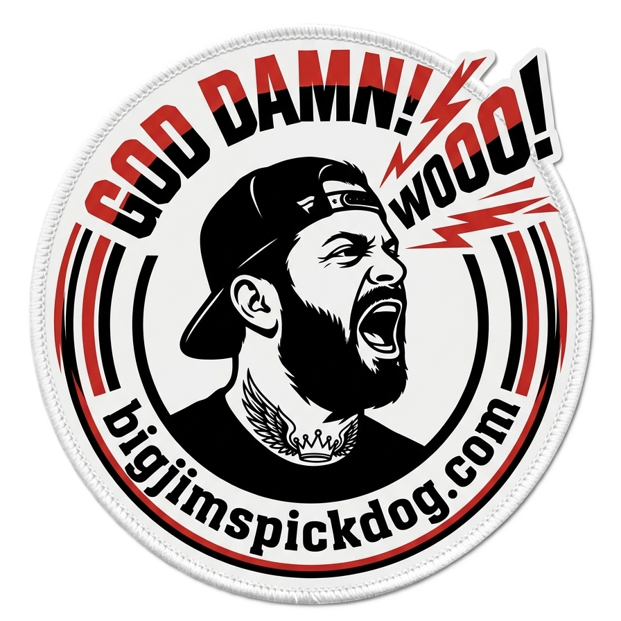 Big Jim's Pick Dog Logo
